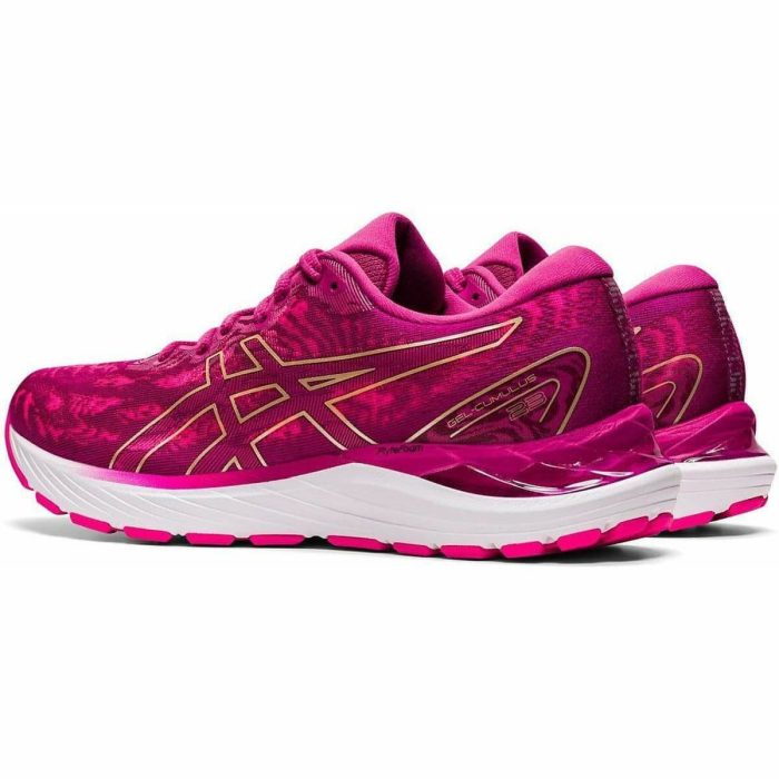 asics gel cumulus 23 womens running shoes pink 29634460516560