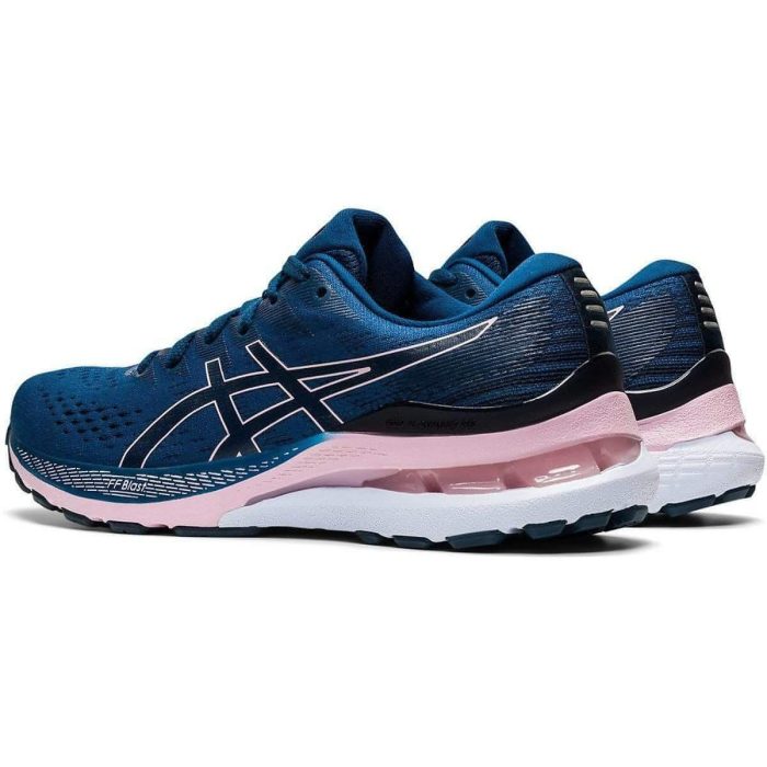 asics gel kayano 28 womens running shoes blue 29621545926864