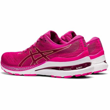 asics gel kayano 28 womens running shoes pink 29621694857424
