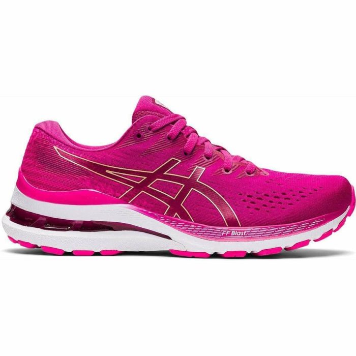 asics gel kayano 28 womens running shoes pink 29621694922960