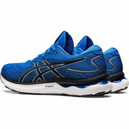 asics gel nimbus 24 mens running shoes blue 37466027589840