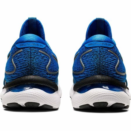 asics gel nimbus 24 mens running shoes blue 37466027688144
