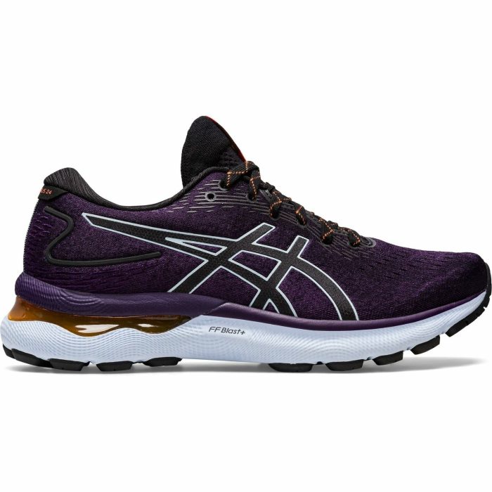 asics gel nimbus 24 tr womens running shoes purple 37469891592400