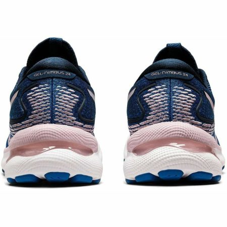 asics gel nimbus 24 womens running shoes blue 29629207118032