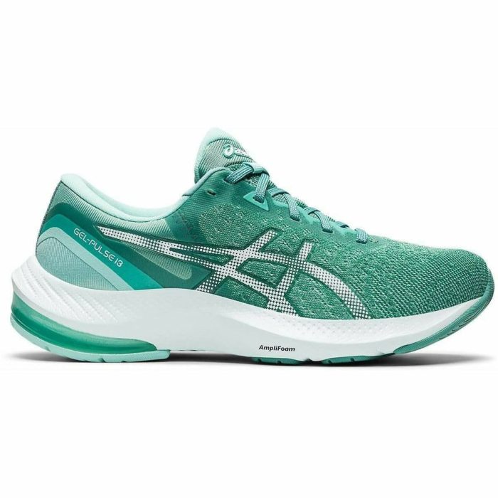 asics gel pulse 13 womens running shoes green 29634664923344