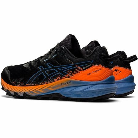 asics gel trabuco 10 gtx mens trail running shoes black 29643235033296