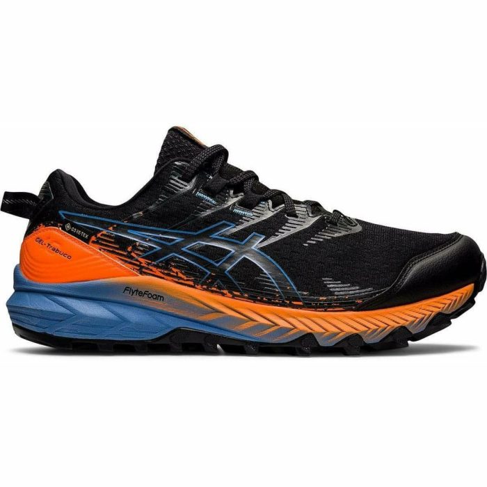 asics gel trabuco 10 gtx mens trail running shoes black 29643235098832