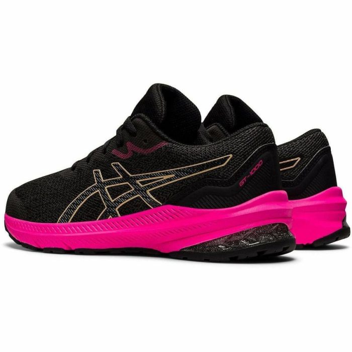 asics gt 1000 11 gs junior running shoes black 29669342478544