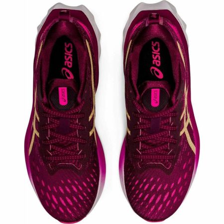 asics novablast 2 womens running shoes pink 29620619739344