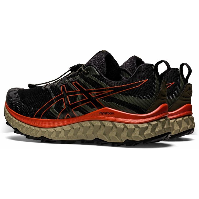 asics trabuco max mens trail running shoes black 37476136452304
