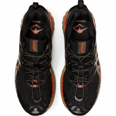 asics trabuco max mens trail running shoes black 37476136485072