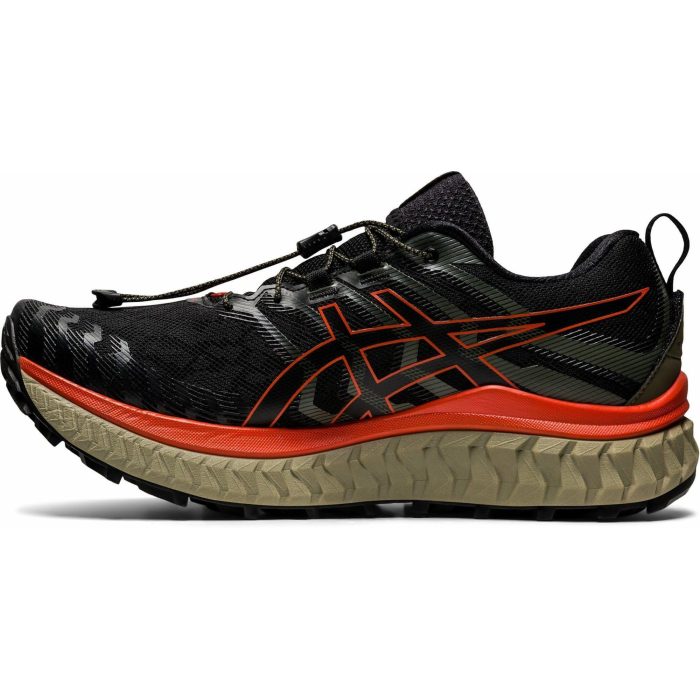asics trabuco max mens trail running shoes black 37476136583376