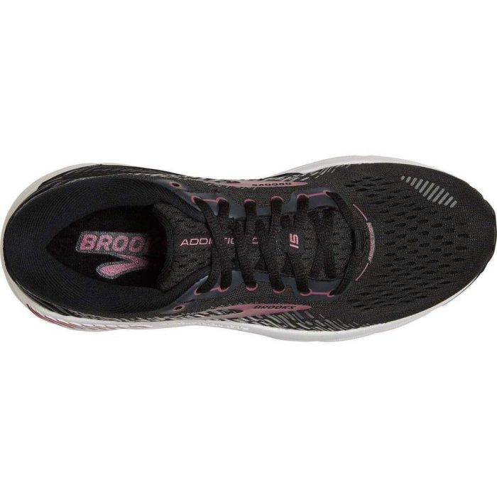 brooks addiction gts 15 womens running shoes black 29064444641488