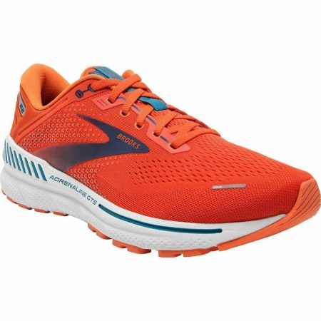 brooks adrenaline gts 22 mens running shoes orange 29973055111376