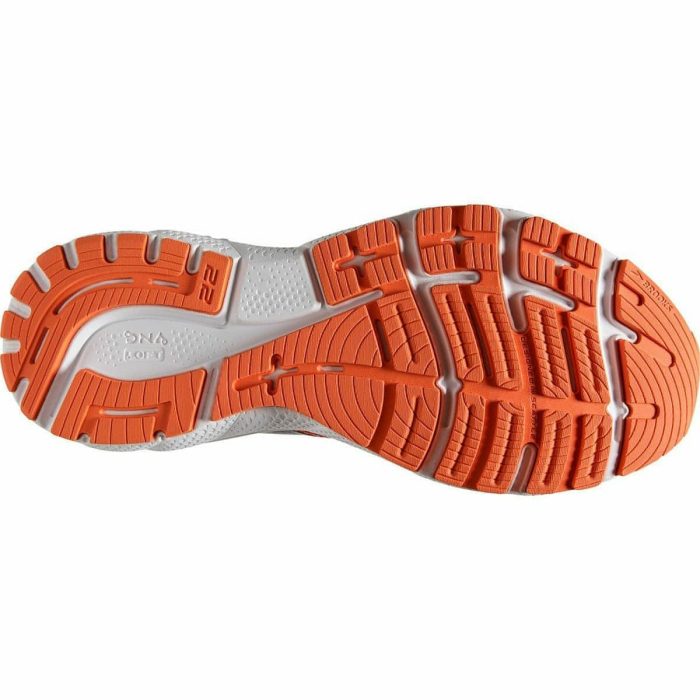 brooks adrenaline gts 22 mens running shoes orange 29973055242448