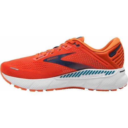 brooks adrenaline gts 22 mens running shoes orange 29973055340752