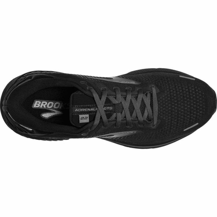 brooks adrenaline gts 22 wide fit 4e mens running shoes black 29675872780496