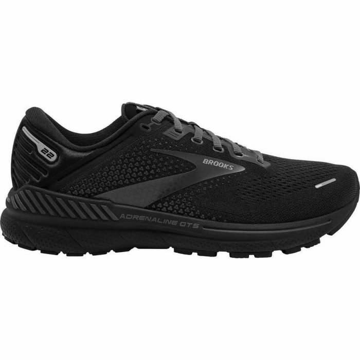 brooks adrenaline gts 22 wide fit 4e mens running shoes black 29675872911568