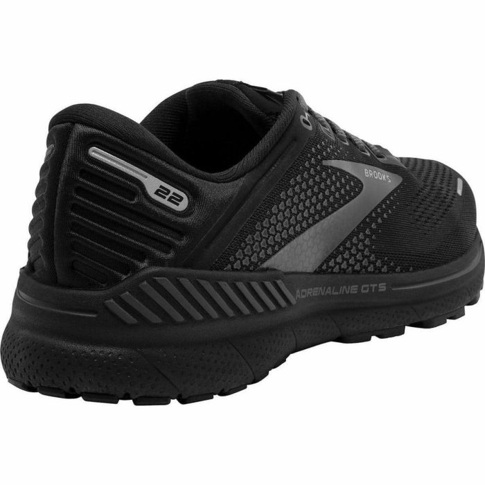 brooks adrenaline gts 22 wide fit mens running shoes black 29675840471248