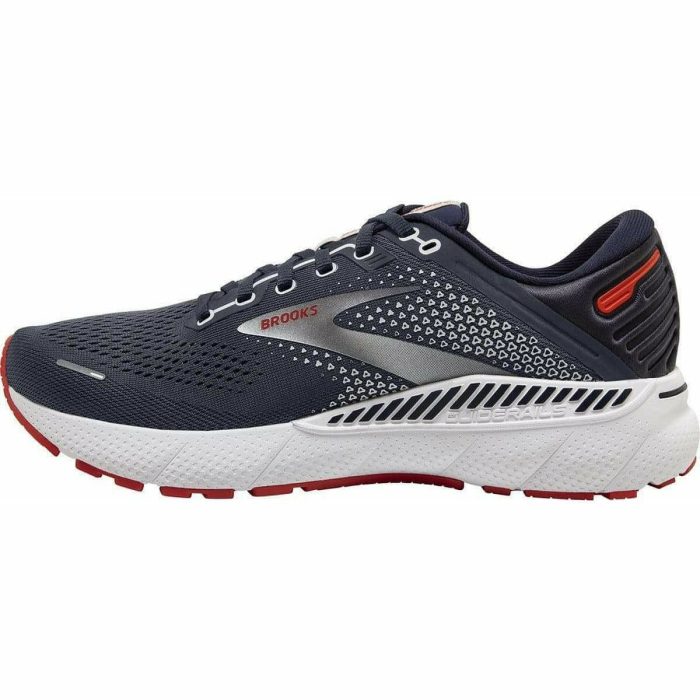 brooks adrenaline gts 22 wide fit mens running shoes navy 29675851382992