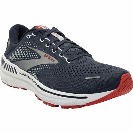 brooks adrenaline gts 22 wide fit mens running shoes navy 29675851481296