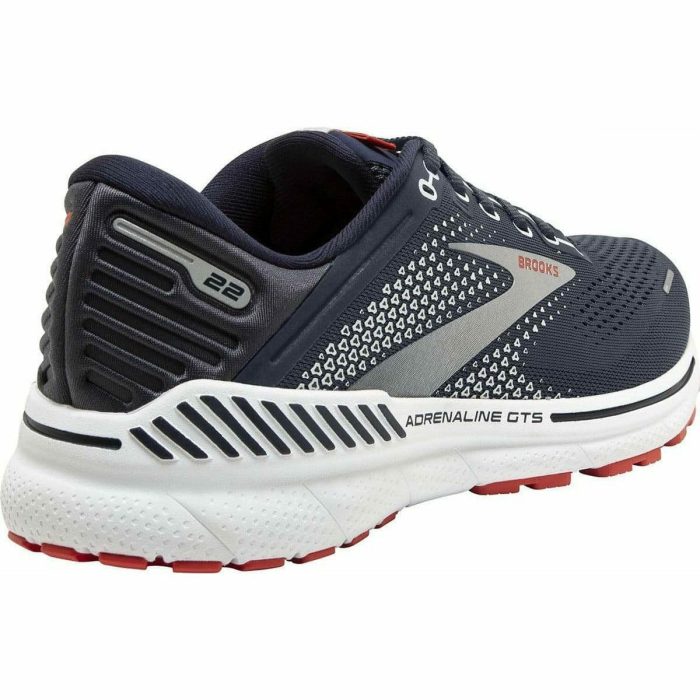 brooks adrenaline gts 22 wide fit mens running shoes navy 29675851514064