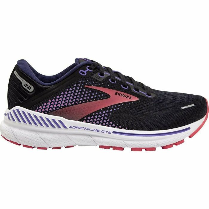brooks adrenaline gts 22 wide fit womens running shoes black 29676223463632