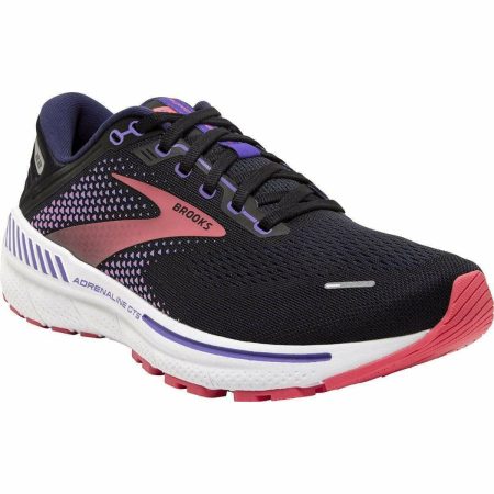 brooks adrenaline gts 22 wide fit womens running shoes black 29676223725776