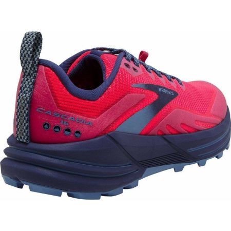 brooks cascadia 16 womens trail running shoes pink 29683134202064