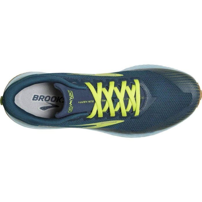 brooks catamount mens trail running shoes blue 29064810430672