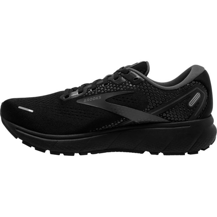 brooks ghost 14 mens running shoes black 28557185614032