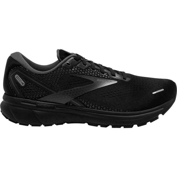 brooks ghost 14 mens running shoes black 29646585069776