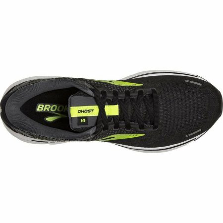 brooks ghost 14 mens running shoes black 29683161759952