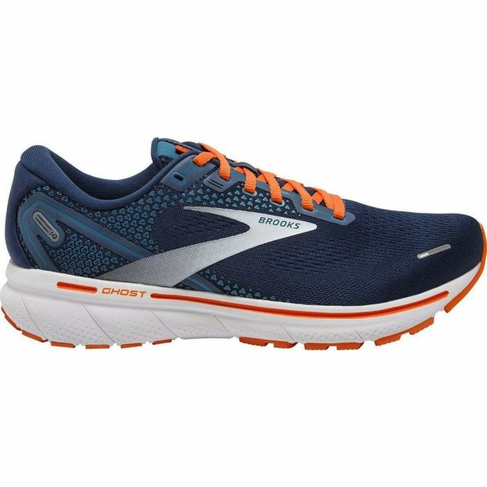 brooks ghost 14 mens running shoes blue 29683289850064