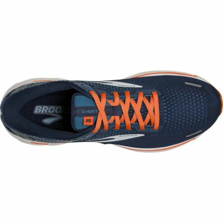 brooks ghost 14 mens running shoes blue 29683289948368