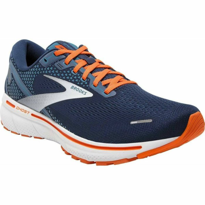 brooks ghost 14 mens running shoes blue 29683290112208