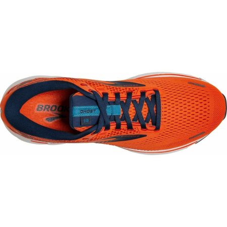 brooks ghost 14 mens running shoes orange 30103797891280