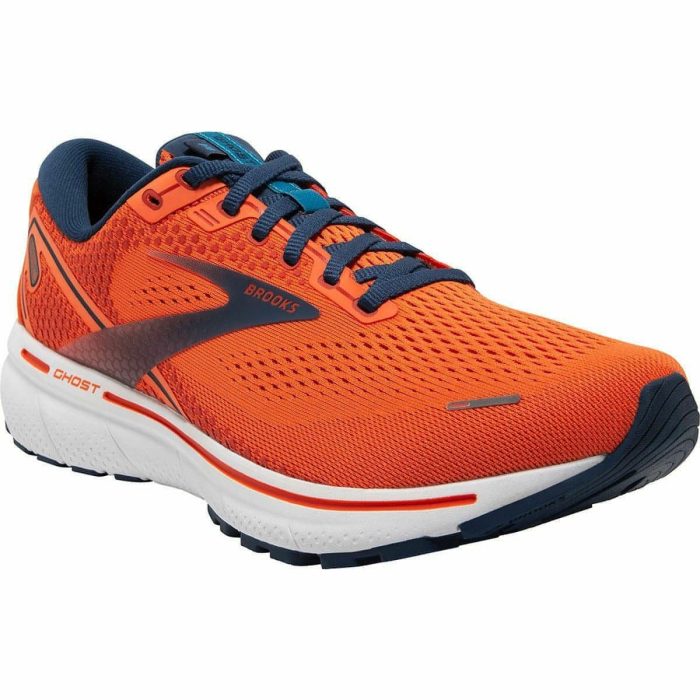 brooks ghost 14 mens running shoes orange 30103797924048