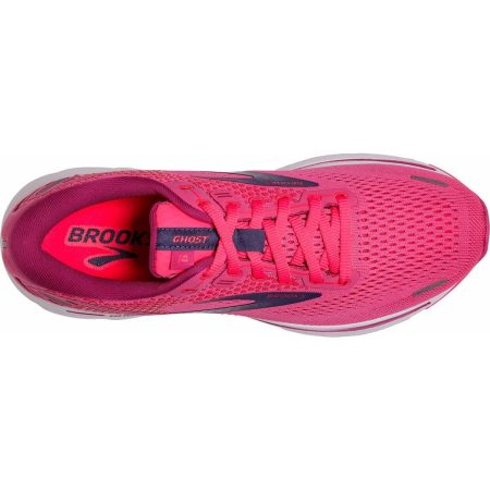 brooks ghost 14 womens running shoes pink 29980956688592