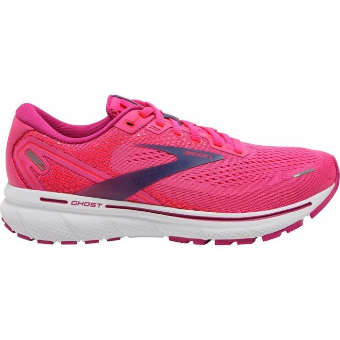 brooks ghost 14 womens running shoes pink 29980956819664