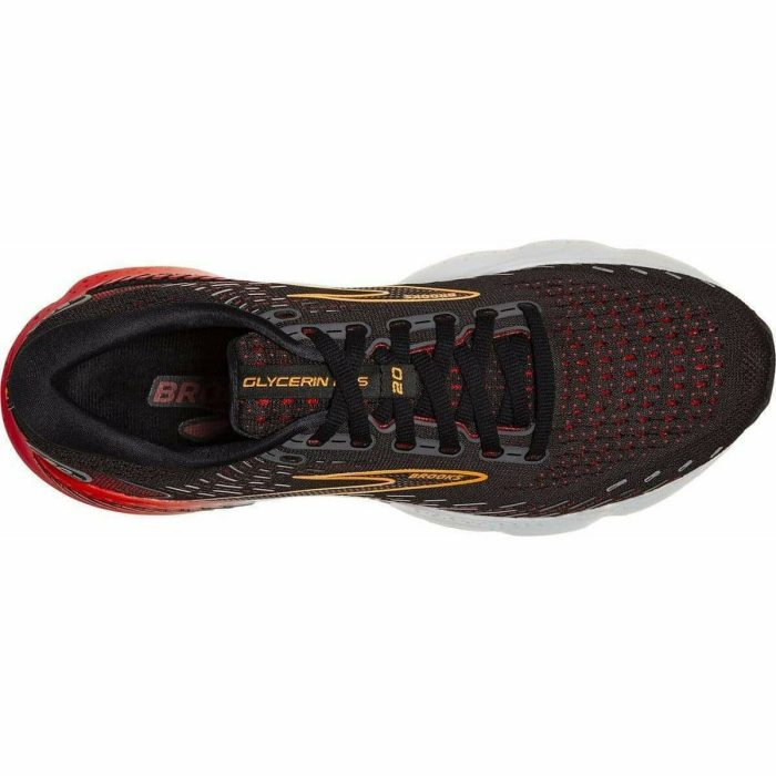 brooks glycerin gts 20 mens running shoes black 29684901314768