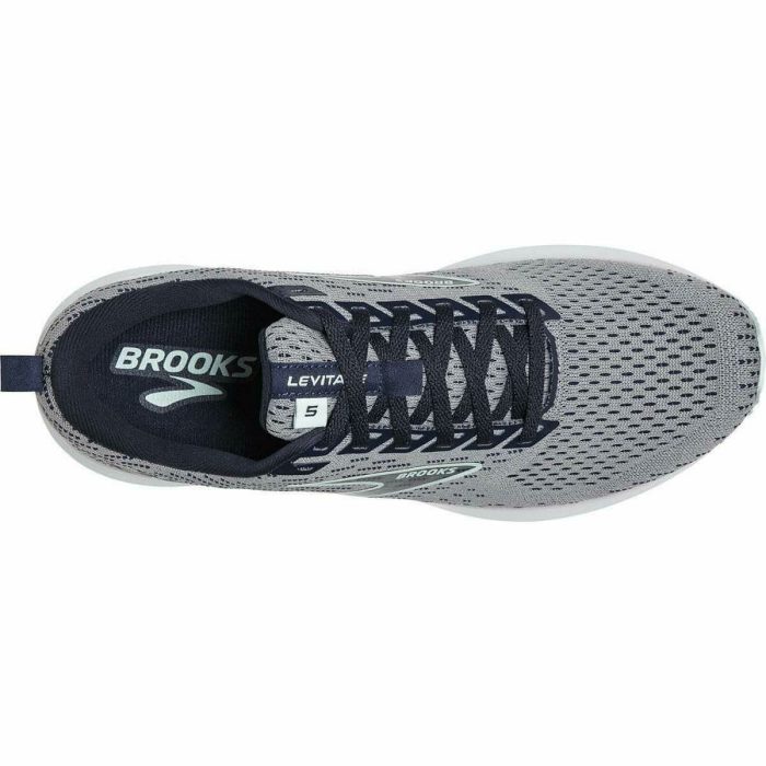 brooks levitate 5 womens running shoes grey 29692413903056