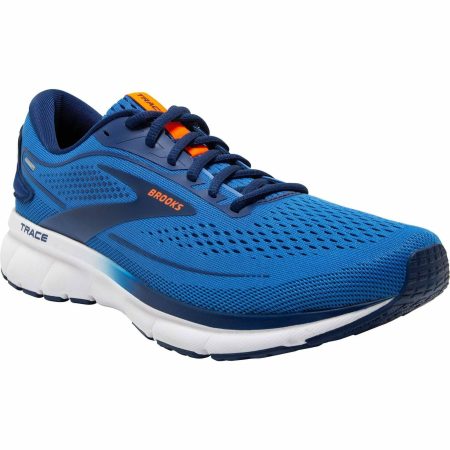 brooks trace 2 mens running shoes blue 37408086753488