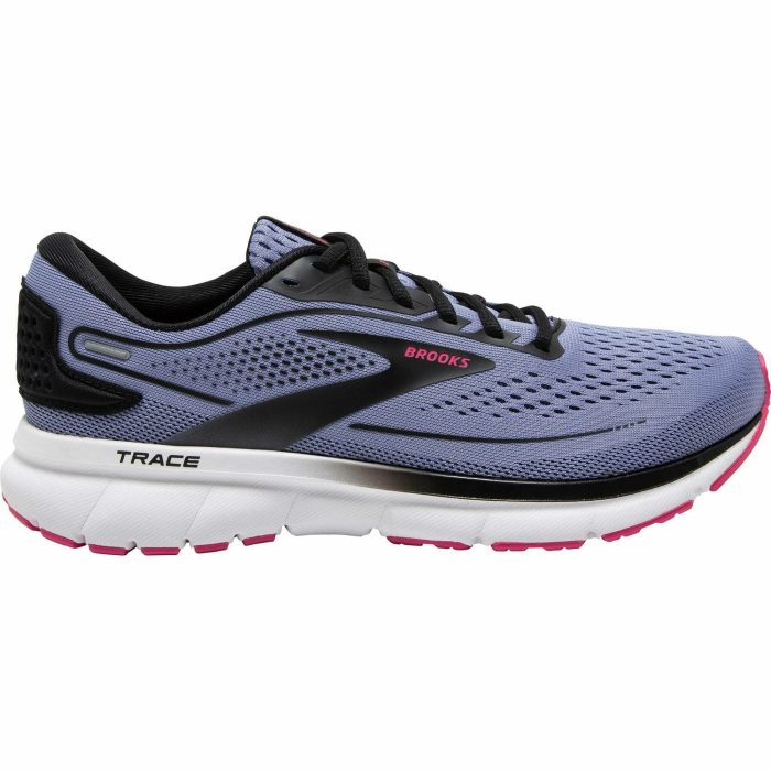 brooks trace 2 womens running shoes purple 37408017842384