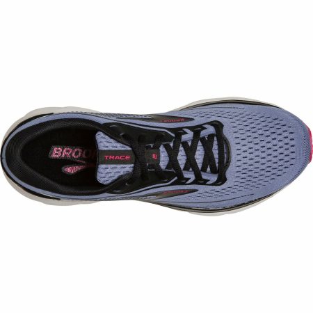 brooks trace 2 womens running shoes purple 37408017875152