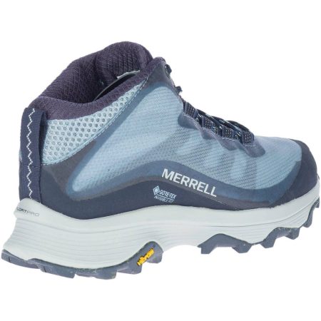 merrell moab speed mid gtx womens walking boots navy 29727385878736