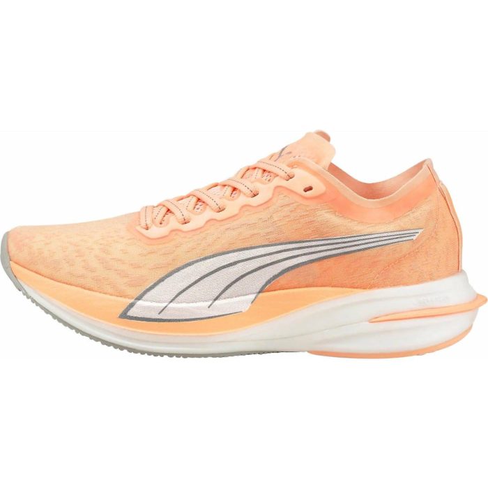 puma deviate nitro wildwash womens running shoes orange 37480663253200