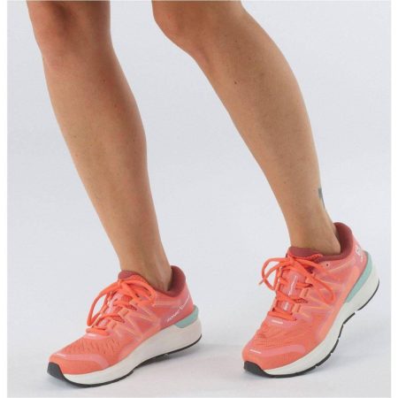 salomon sonic 4 condience womens running shoes orange 29515458478288