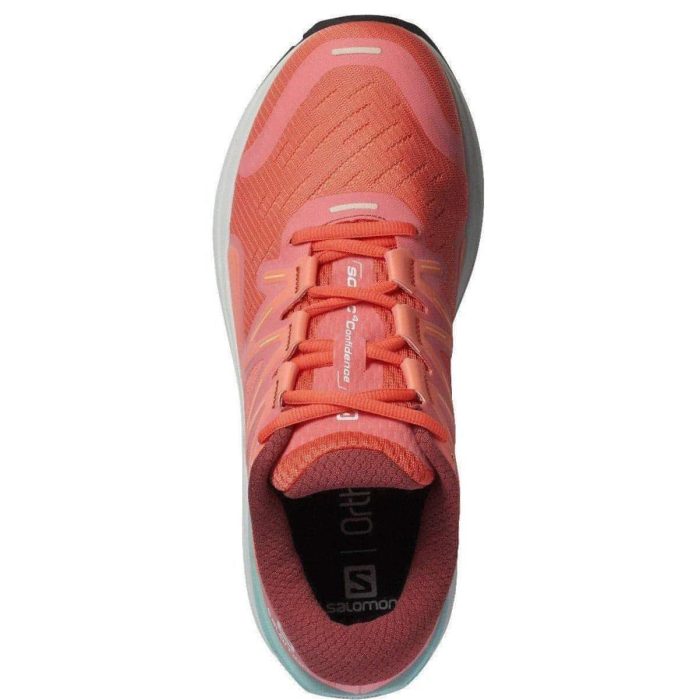 salomon sonic 4 condience womens running shoes orange 29665937555664