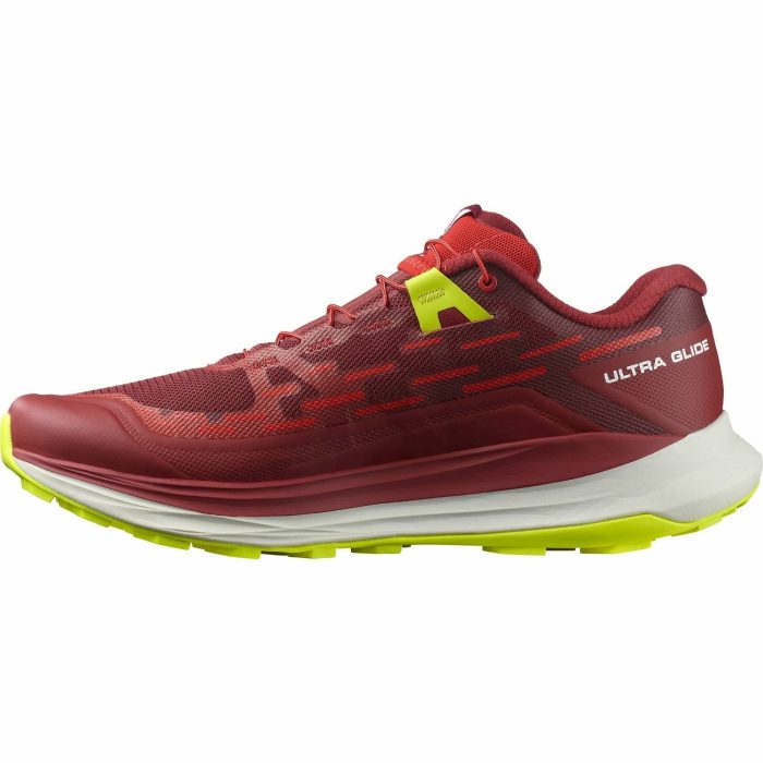 salomon ultra glide mens trail running shoes red 37411322331344